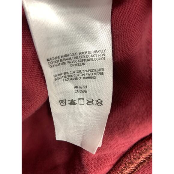 Columbia Mens Red Hoodie Sweatshirt Size M - Picture 5 of 5